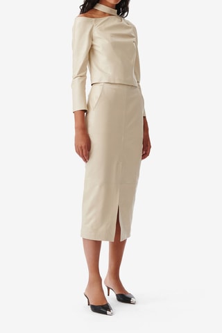 Lamsleren Top Nensi - Ecru