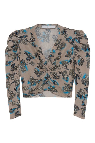 Zijde Top Stala - Beige