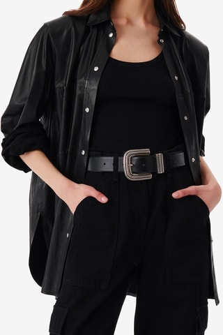 Lamsleren Blouse Alegre - Zwart