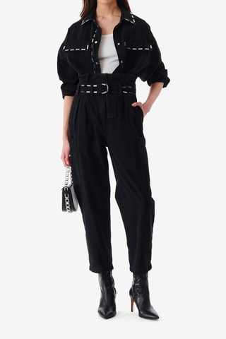 Spijkerblouse Danil - Zwart