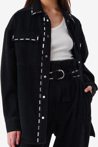 Spijkerblouse Danil - Zwart