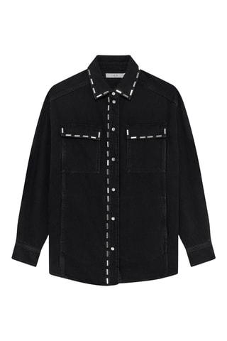 Spijkerblouse Danil - Zwart