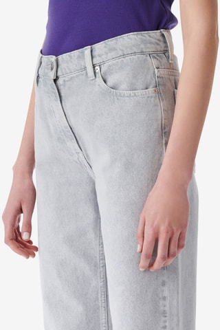 Bootcut Jeans Hoge Taille Aiden - Lichtgrijs