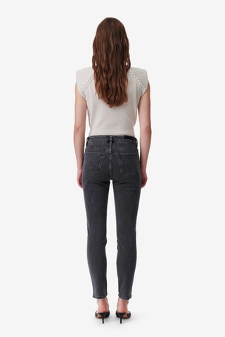 Jeans Hoge Taille Slim Fit Galloway - Zwart en Donkergrijs