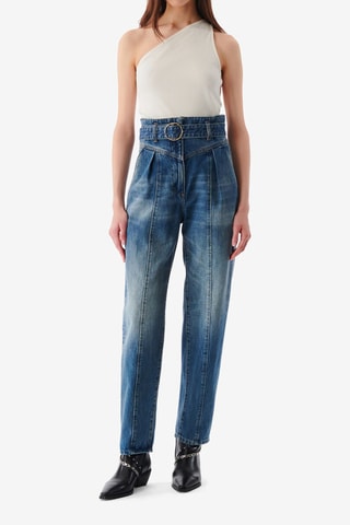 Jeans Jeans Hoge Taille Indio - Kobaltblauw