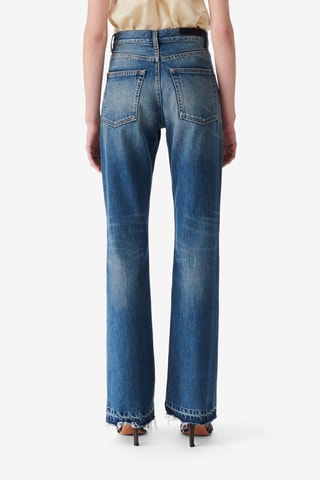 Jeans Hoge Taille Flare Cut Polini - Kobaltblauw