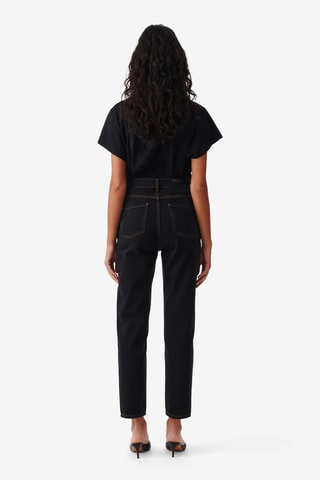 Jeans Hoge Taille Slim Fit Solfi - Zwart