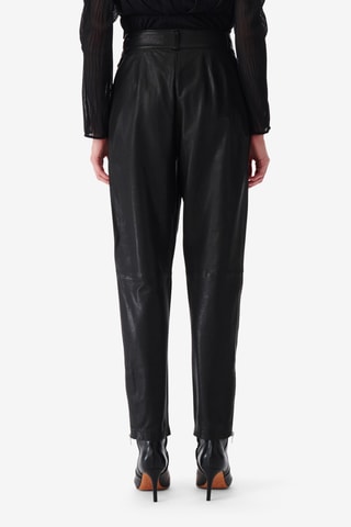 Lamsleren Broek Hoge Taille Stara - Zwart