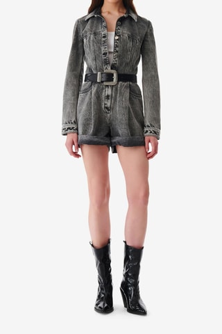 Jeans Playsuit Tilli - Antraciet