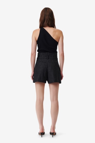 Wollen Short Hoge Taille Delma - Antraciet