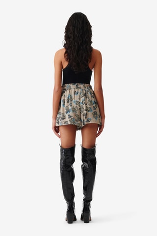 Zijde Short Hoge Taille Sival - Beige