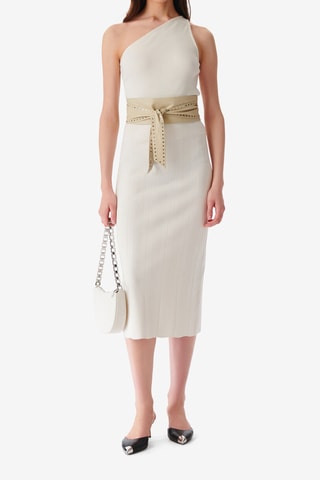 Midirok Hoge Taille Caifa - Beige
