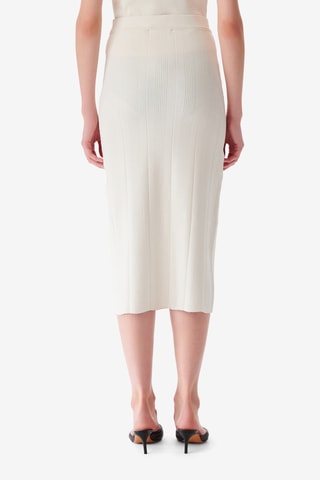 Midirok Hoge Taille Caifa - Beige