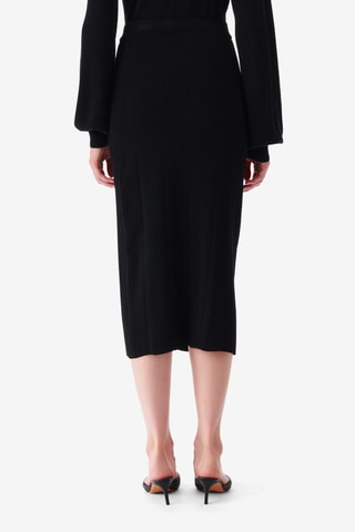 Midirok Hoge Taille Caifa - Zwart