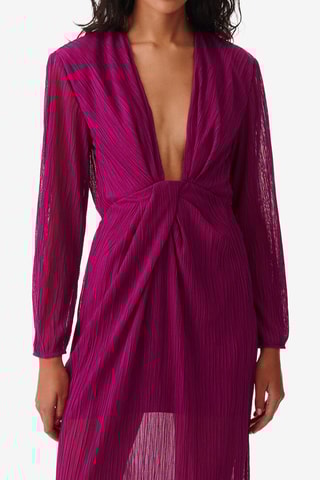 Midi-jurk Alofi - Fuchsia