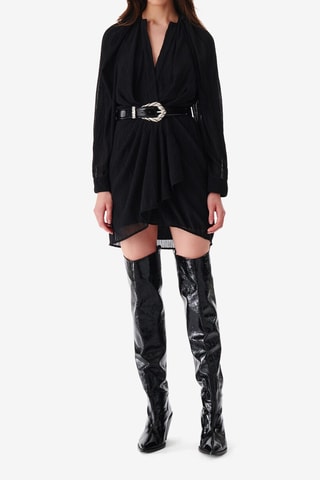 Wikkeljurk Alvina - Zwart