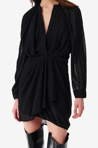 Wikkeljurk Alvina - Zwart