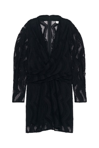 Rechte Kanten Jurk Emsi - Zwart