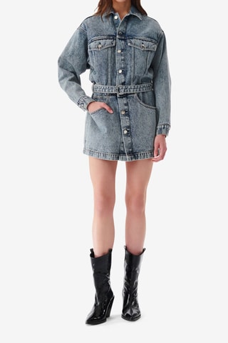 Spijkershirtjurk Glacia - Blauw