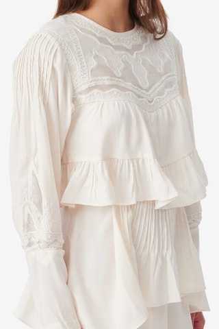 Jurk met Ruches Micha - Ecru