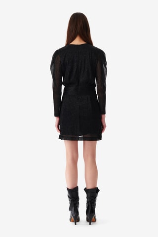 Gedrapeerde Jurk Nowen - Zwart