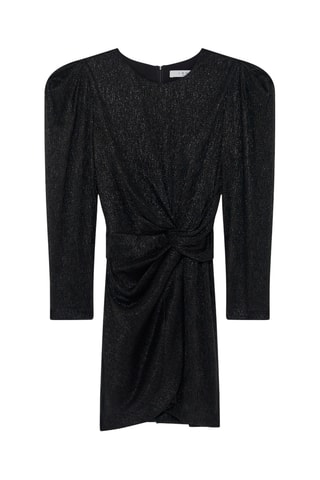 Gedrapeerde Jurk Nowen - Zwart