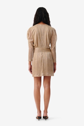 Gedrapeerde Jurk Nowen - Goudkleurig