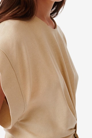 Rechte Jurk Pena - Beige