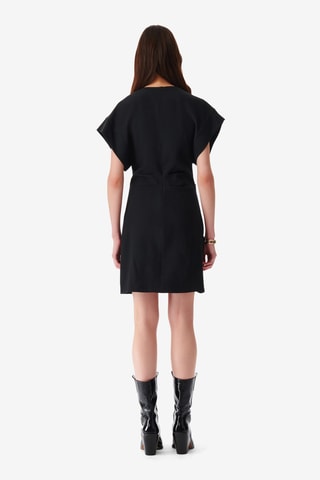 Rechte Jurk Pena - Zwart