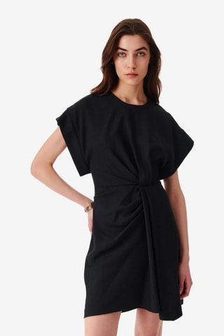 Rechte Jurk Pena - Zwart