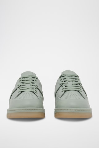 Leren Sneakers Alex - Zeegroen