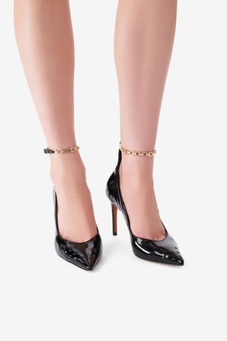 Gelakte Lamsleren Pumps Eskio - Zwart