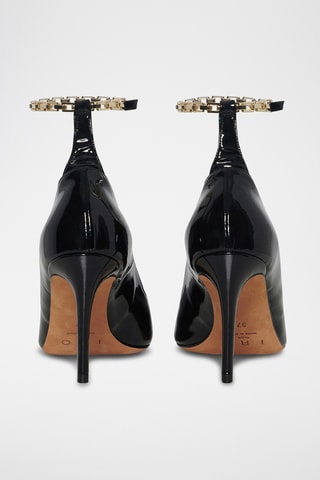 Gelakte Lamsleren Pumps Eskio - Zwart