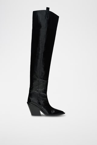 Kalfsleren Lieslaarzen Mazolac - Zwart