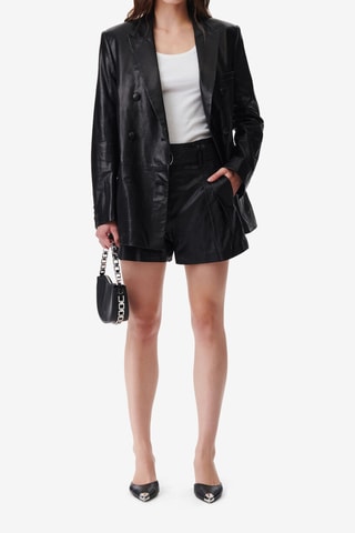 Lamsleren Jasje Doumi - Zwart