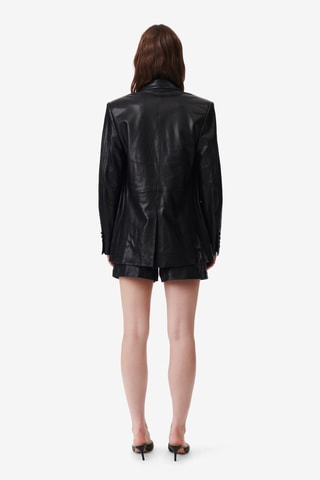 Lamsleren Jasje Doumi - Zwart