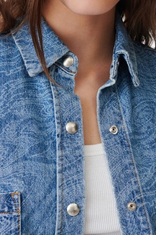 Biologisch Katoenen Spijkerblouse Pampeloo - Hemelsblauw