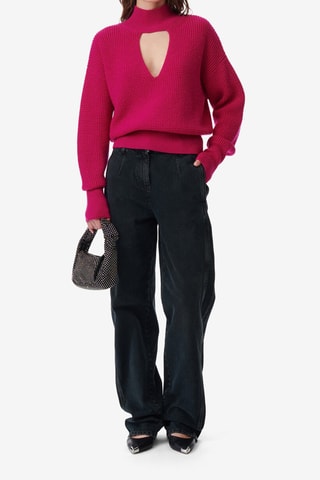 Wollen Trui Gaid - Fuchsia