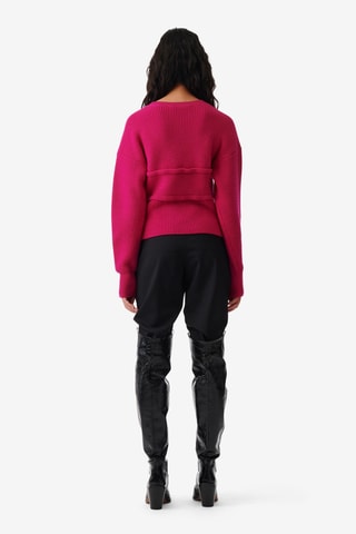 Wollen Trui Gedeon - Fuchsia