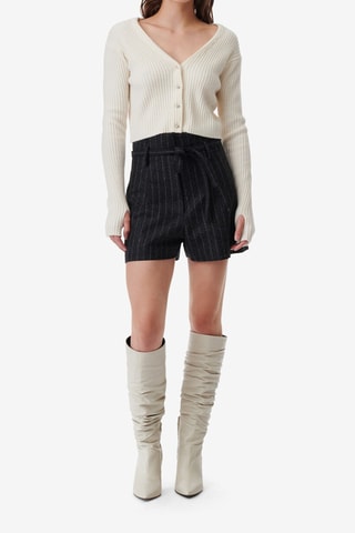 Wollen en Kasjmier Vest Keyra - Ecru