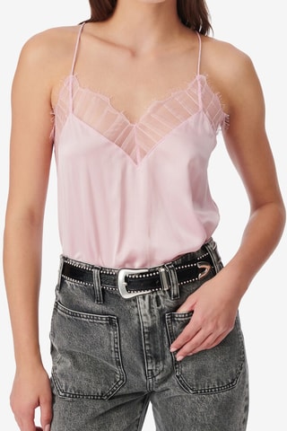 Zijde Hemd Berwyn - Poederroze 