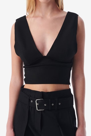 Crop Top Faith - Zwart