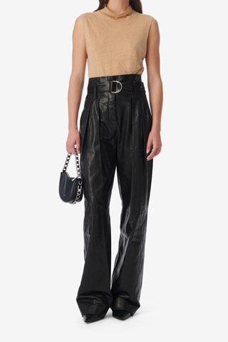 Linnen Top Galet - Beige