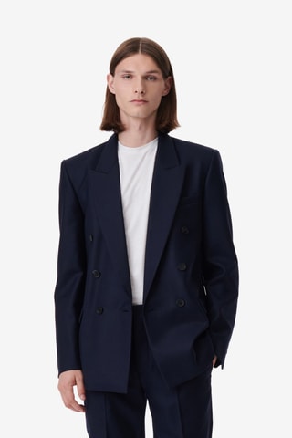 Wollen Jasje Jian - Marineblauw