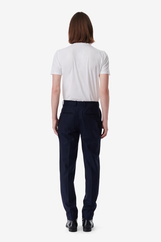 Wollen Chino Jordy - Marineblauw