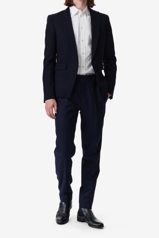 Wollen Jasje Kairon - Marineblauw