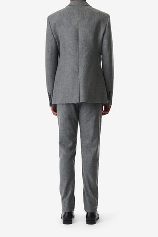 Wollen en Kasjmier Jasje Lindo - Lichtgrijs