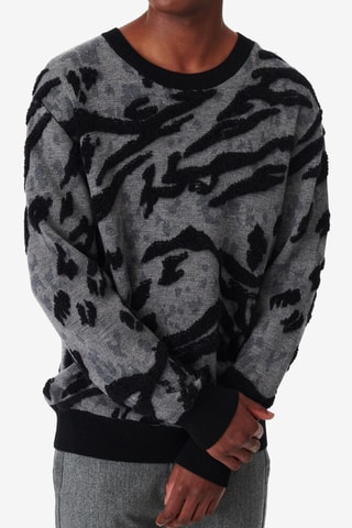 Wollen en Mohair Trui Pules - Grijs