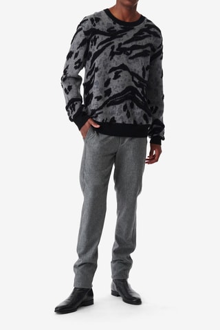 Wollen en Mohair Trui Pules - Grijs