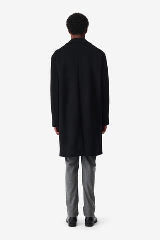 Lange Wollen en Kasjmier Jas Cung - Zwart